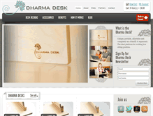 Tablet Screenshot of dharmadesk.com